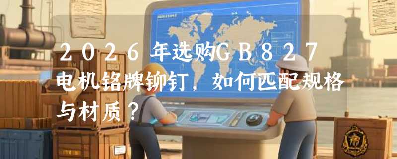 2026年选购GB827电机铭牌铆钉，如何匹配规格与材质？
