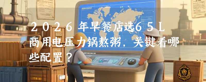 2026年早餐店选65L商用电压力锅熬粥，关键看哪些配置？