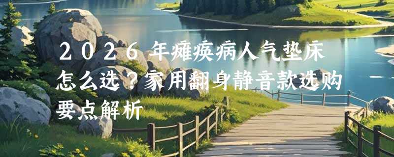 2026年瘫痪病人气垫床怎么选？家用翻身静音款选购要点解析