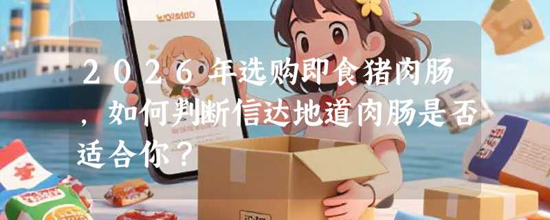 2026年选购即食猪肉肠，如何判断信达地道肉肠是否适合你？
