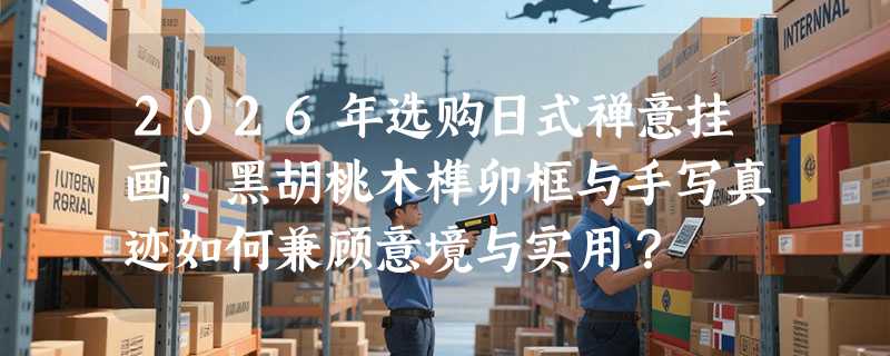 2026年选购日式禅意挂画，黑胡桃木榫卯框与手写真迹如何兼顾意境与实用？