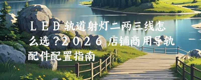 LED轨道射灯二两三线怎么选？2026店铺商用导轨配件配置指南