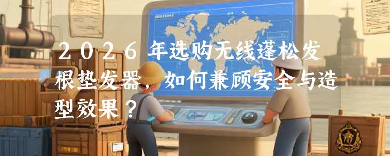 2026年选购无线蓬松发根垫发器，如何兼顾安全与造型效果？