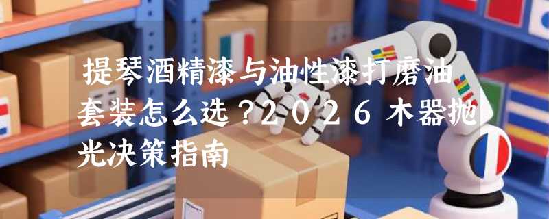 提琴酒精漆与油性漆打磨油套装怎么选？2026木器抛光决策指南