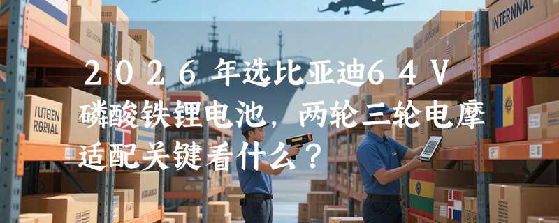 2026年选比亚迪64V磷酸铁锂电池，两轮三轮电摩适配关键看什么？