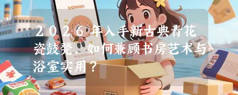 2026年入手新古典青花瓷鼓凳，如何兼顾书房艺术与浴室实用？