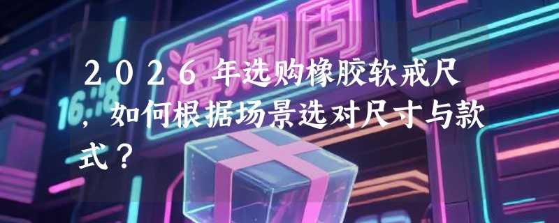 2026年选购橡胶软戒尺，如何根据场景选对尺寸与款式？