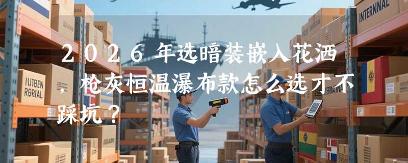2026年选暗装嵌入花洒，枪灰恒温瀑布款怎么选才不踩坑？