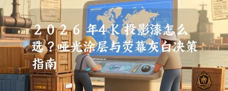 2026年4K投影漆怎么选？哑光涂层与荧幕灰白决策指南