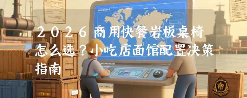 2026商用快餐岩板桌椅怎么选？小吃店面馆配置决策指南