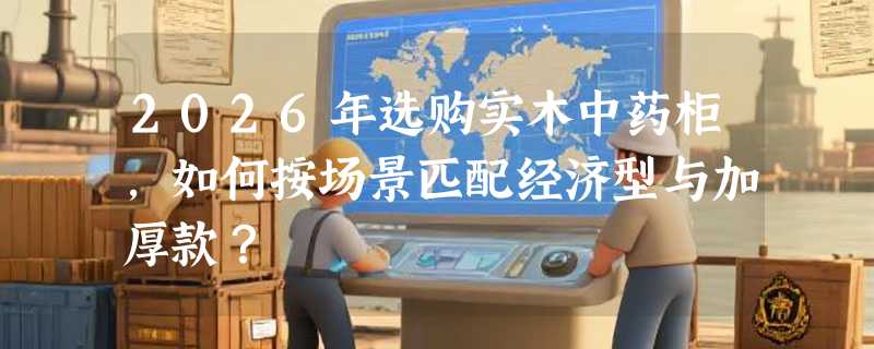 2026年选购实木中药柜，如何按场景匹配经济型与加厚款？