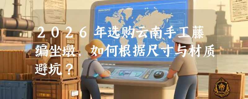 2026年选购云南手工藤编坐墩，如何根据尺寸与材质避坑？