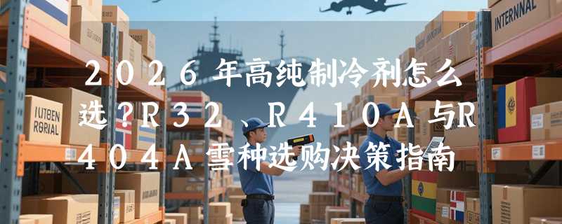 2026年高纯制冷剂怎么选？R32、R410A与R404A雪种选购决策指南