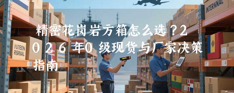 精密花岗岩方箱怎么选？2026年0级现货与厂家决策指南