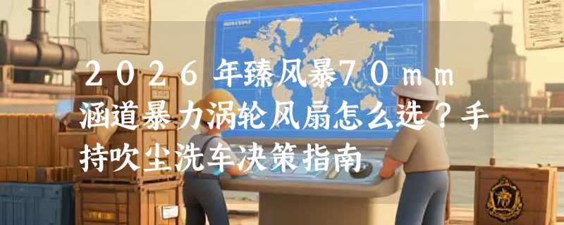 2026年臻风暴70mm涵道暴力涡轮风扇怎么选？手持吹尘洗车决策指南