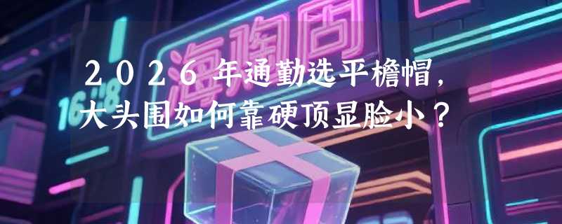 2026年通勤选平檐帽，大头围如何靠硬顶显脸小？