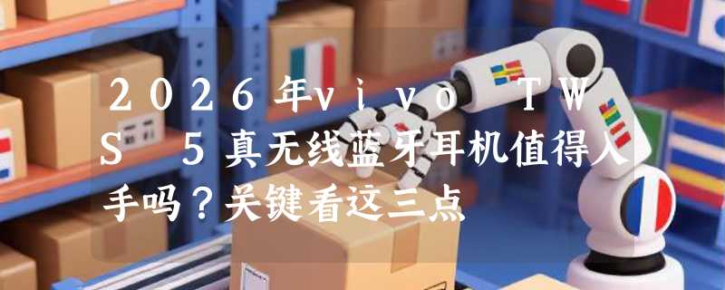 2026年vivo TWS 5真无线蓝牙耳机值得入手吗？关键看这三点