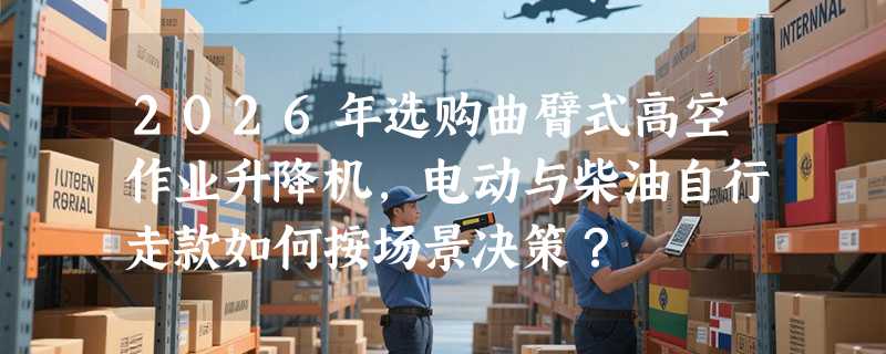 2026年选购曲臂式高空作业升降机，电动与柴油自行走款如何按场景决策？