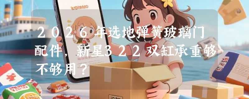 2026年选地弹簧玻璃门配件，新星322双缸承重够不够用？