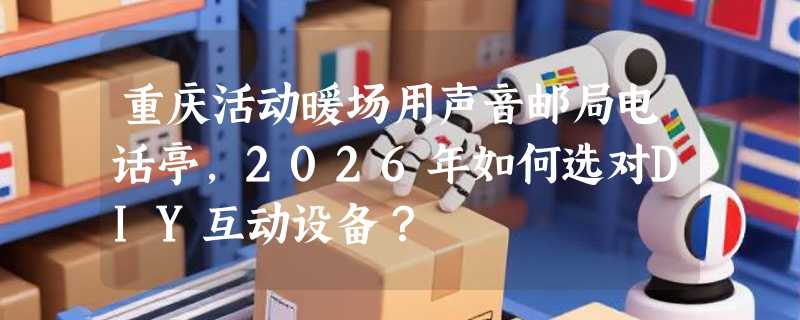 重庆活动暖场用声音邮局电话亭，2026年如何选对DIY互动设备？