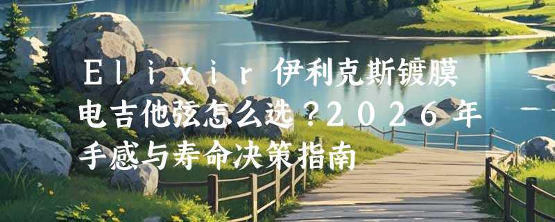 Elixir伊利克斯镀膜电吉他弦怎么选？2026年手感与寿命决策指南