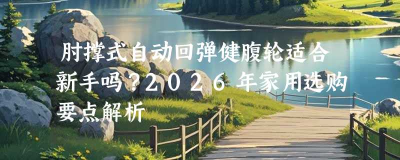 肘撑式自动回弹健腹轮适合新手吗？2026年家用选购要点解析