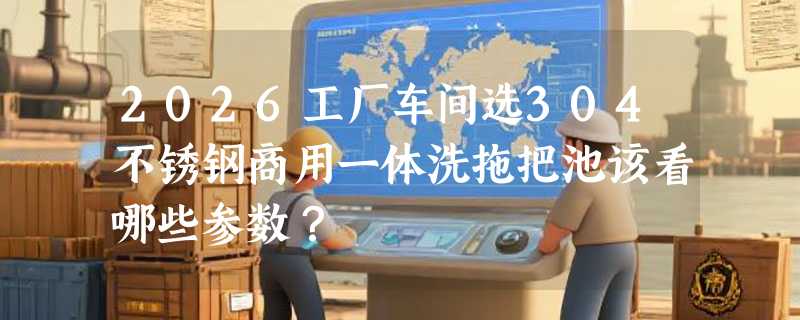 2026工厂车间选304不锈钢商用一体洗拖把池该看哪些参数？
