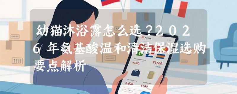 幼猫沐浴露怎么选？2026年氨基酸温和清洁保湿选购要点解析