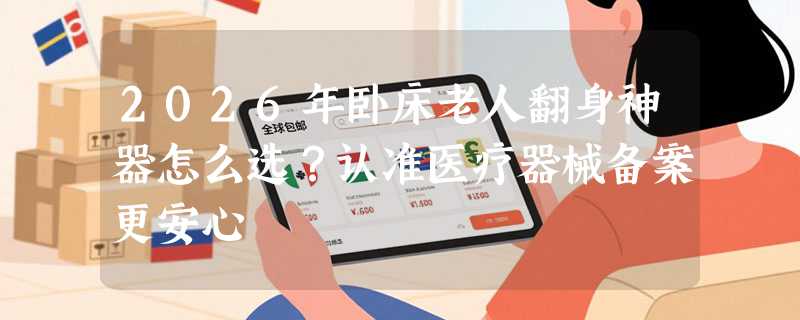 2026年卧床老人翻身神器怎么选？认准医疗器械备案更安心