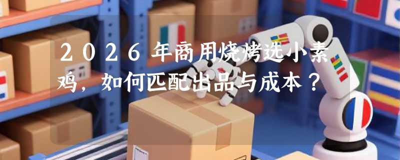 2026年商用烧烤选小素鸡，如何匹配出品与成本？