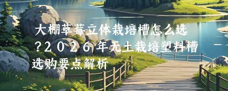 大棚草莓立体栽培槽怎么选？2026年无土栽培塑料槽选购要点解析