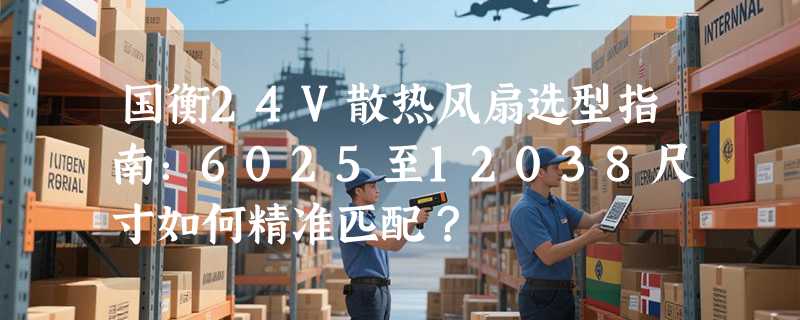 国衡24V散热风扇选型指南：6025至12038尺寸如何精准匹配？