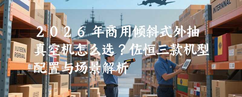 2026年商用倾斜式外抽真空机怎么选？佐恒三款机型配置与场景解析