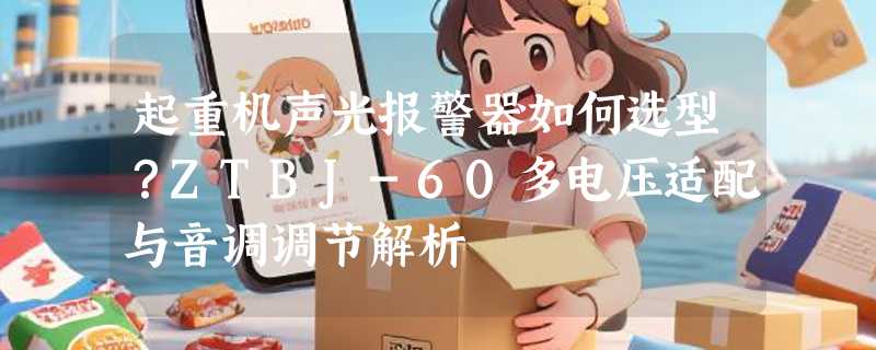 起重机声光报警器如何选型？ZTBJ-60多电压适配与音调调节解析