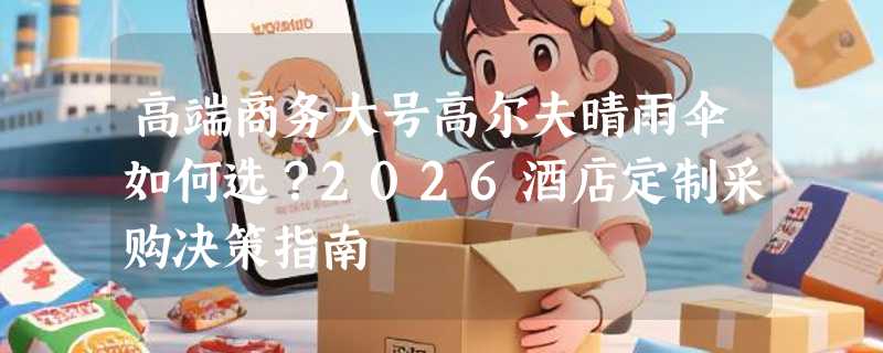 高端商务大号高尔夫晴雨伞如何选？2026酒店定制采购决策指南