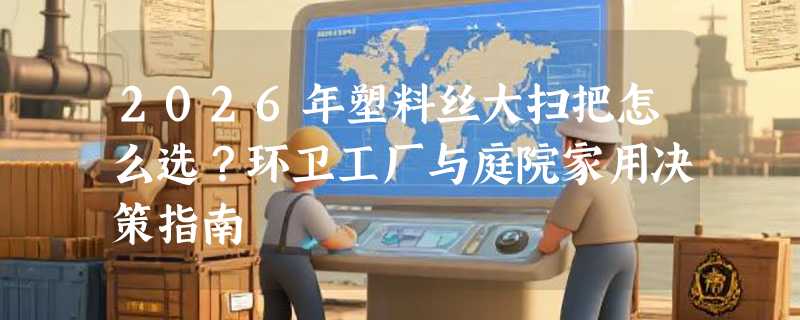 2026年塑料丝大扫把怎么选？环卫工厂与庭院家用决策指南