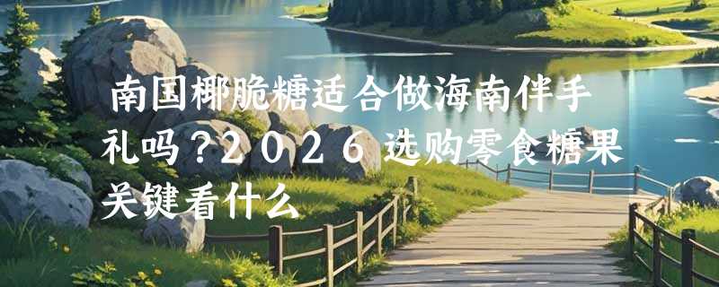 南国椰脆糖适合做海南伴手礼吗？2026选购零食糖果关键看什么