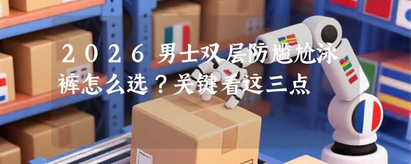 2026男士双层防尴尬泳裤怎么选？关键看这三点