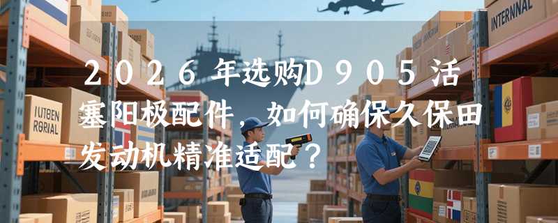 2026年选购D905活塞阳极配件，如何确保久保田发动机精准适配？