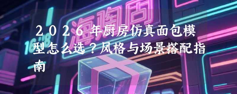 2026年厨房仿真面包模型怎么选？风格与场景搭配指南
