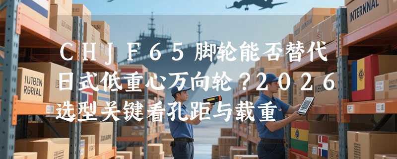 CHJF65脚轮能否替代日式低重心万向轮？2026选型关键看孔距与载重