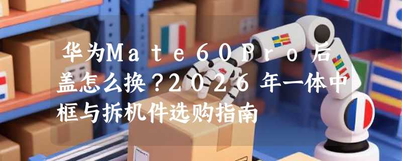 华为Mate60Pro后盖怎么换？2026年一体中框与拆机件选购指南