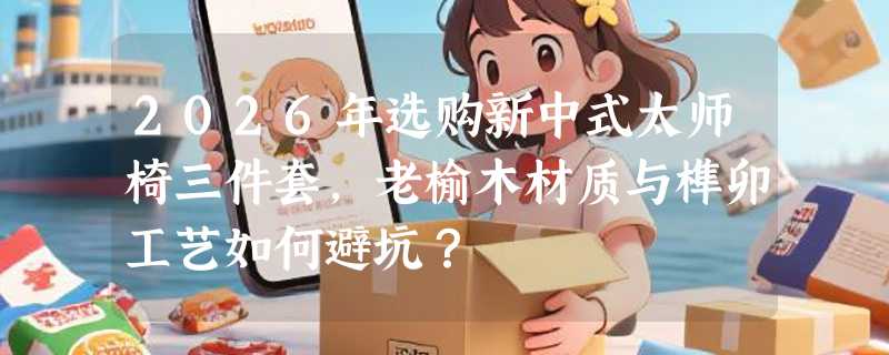 2026年选购新中式太师椅三件套，老榆木材质与榫卯工艺如何避坑？