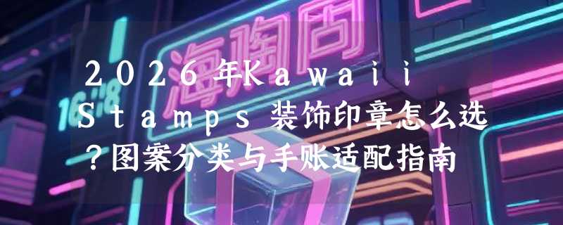 2026年Kawaii Stamps装饰印章怎么选？图案分类与手账适配指南