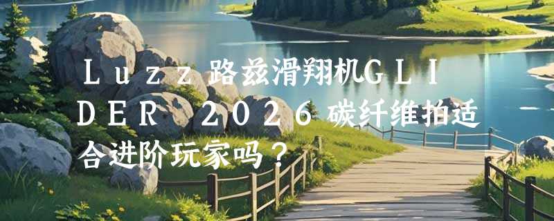 Luzz路兹滑翔机GLIDER 2026碳纤维拍适合进阶玩家吗？