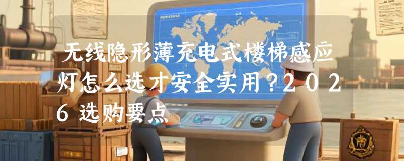 无线隐形薄充电式楼梯感应灯怎么选才安全实用？2026选购要点