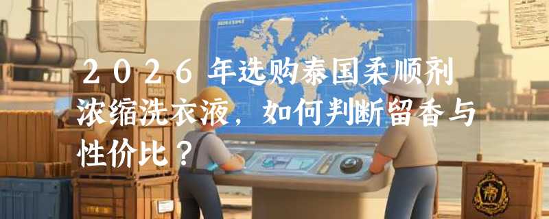 2026年选购泰国柔顺剂浓缩洗衣液，如何判断留香与性价比？