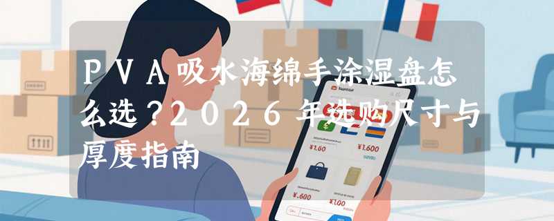 PVA吸水海绵手涂湿盘怎么选？2026年选购尺寸与厚度指南