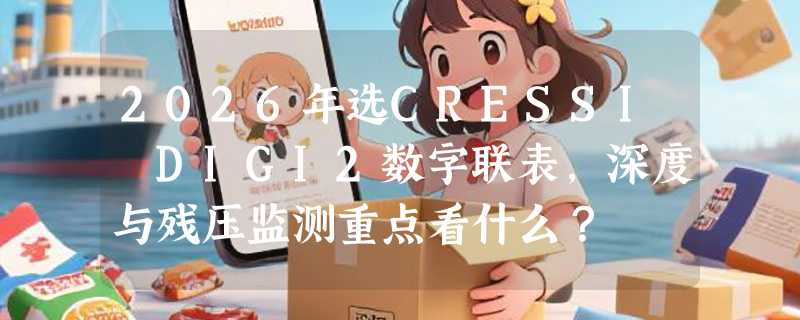 2026年选CRESSI DIGI2数字联表，深度与残压监测重点看什么？