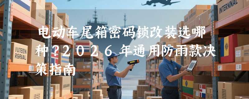 电动车尾箱密码锁改装选哪种？2026年通用防雨款决策指南